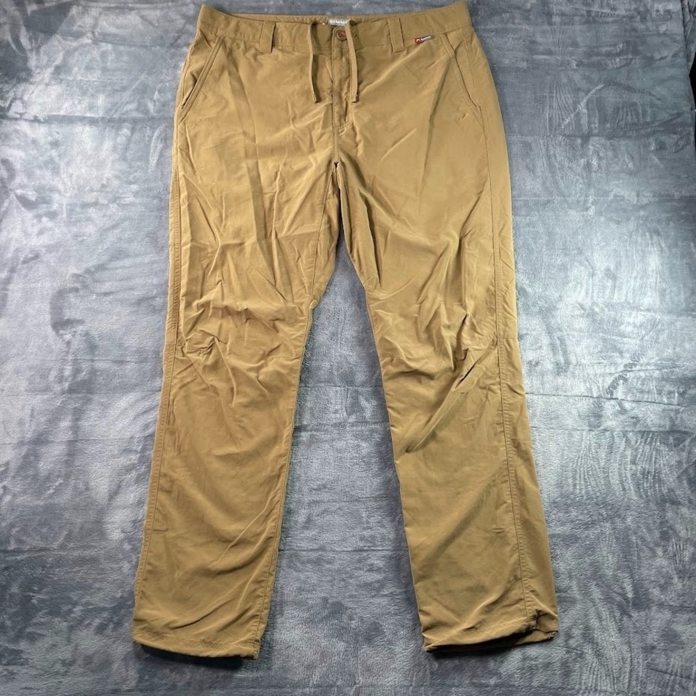Simms Pants Men's 36x32 Bugstopper Driftwood Superlight Insect Shield Fishing